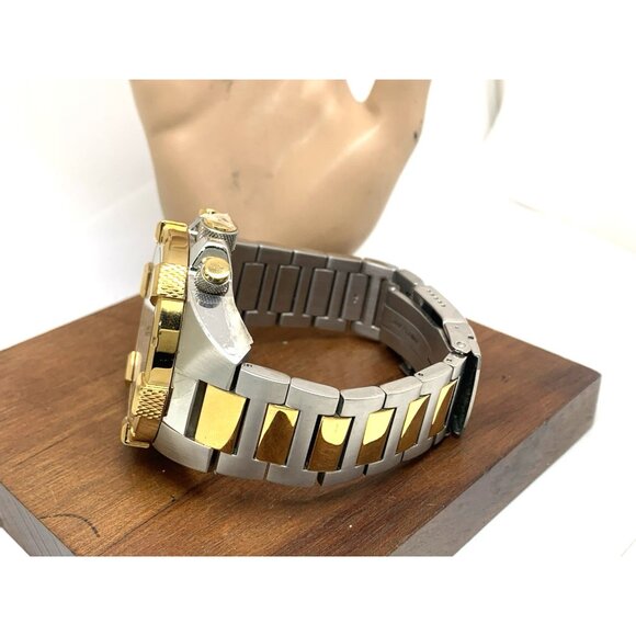 Invicta Men's Watch 28120 Aviator Chronograph Quartz Two Tone Stainless Steel - Picture 10 of 15